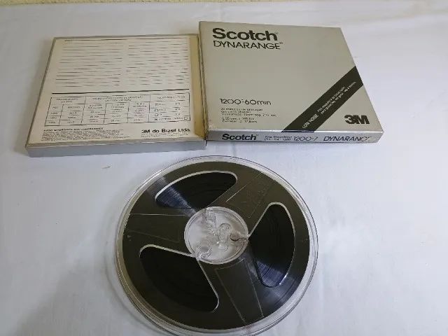 Fita Scotch 7 polegadas para Gravadores de Rolo Praticamente nova