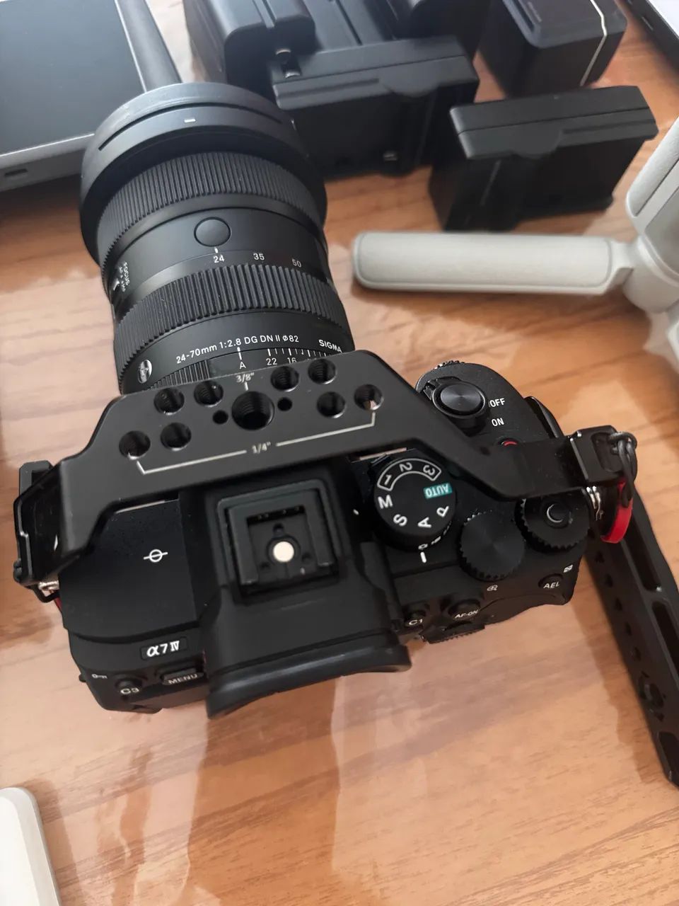 Câmeras de Cinema Fx3/A7IV/Drone/Estabilizador/Lentes!  - Foto 3