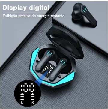 Fone De Ouvido Bluetooth Gamer Sem Fio Com Led Microfon Rs29