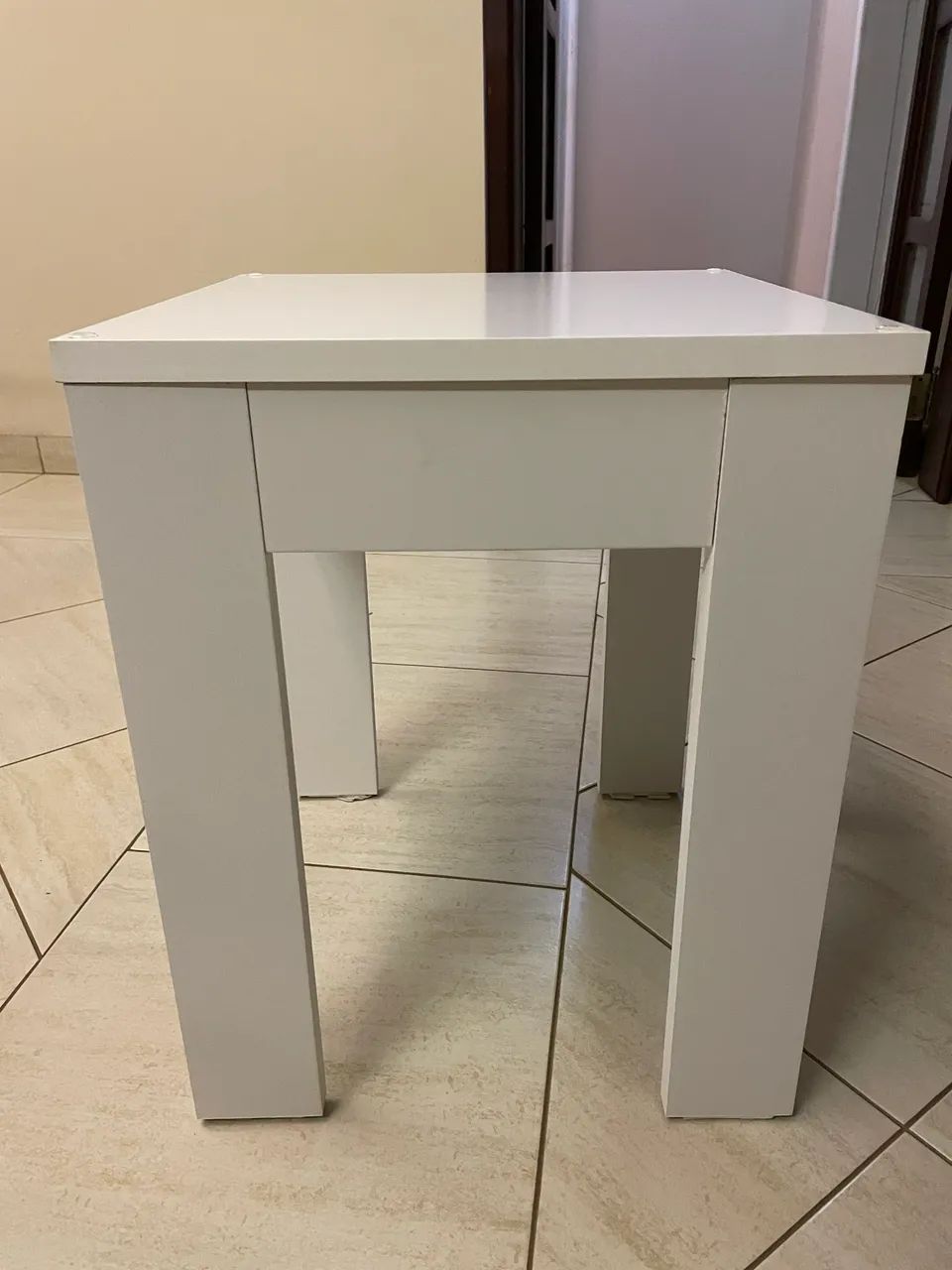 Mesinha de MDF Branca Tok&Stok  - Foto 3