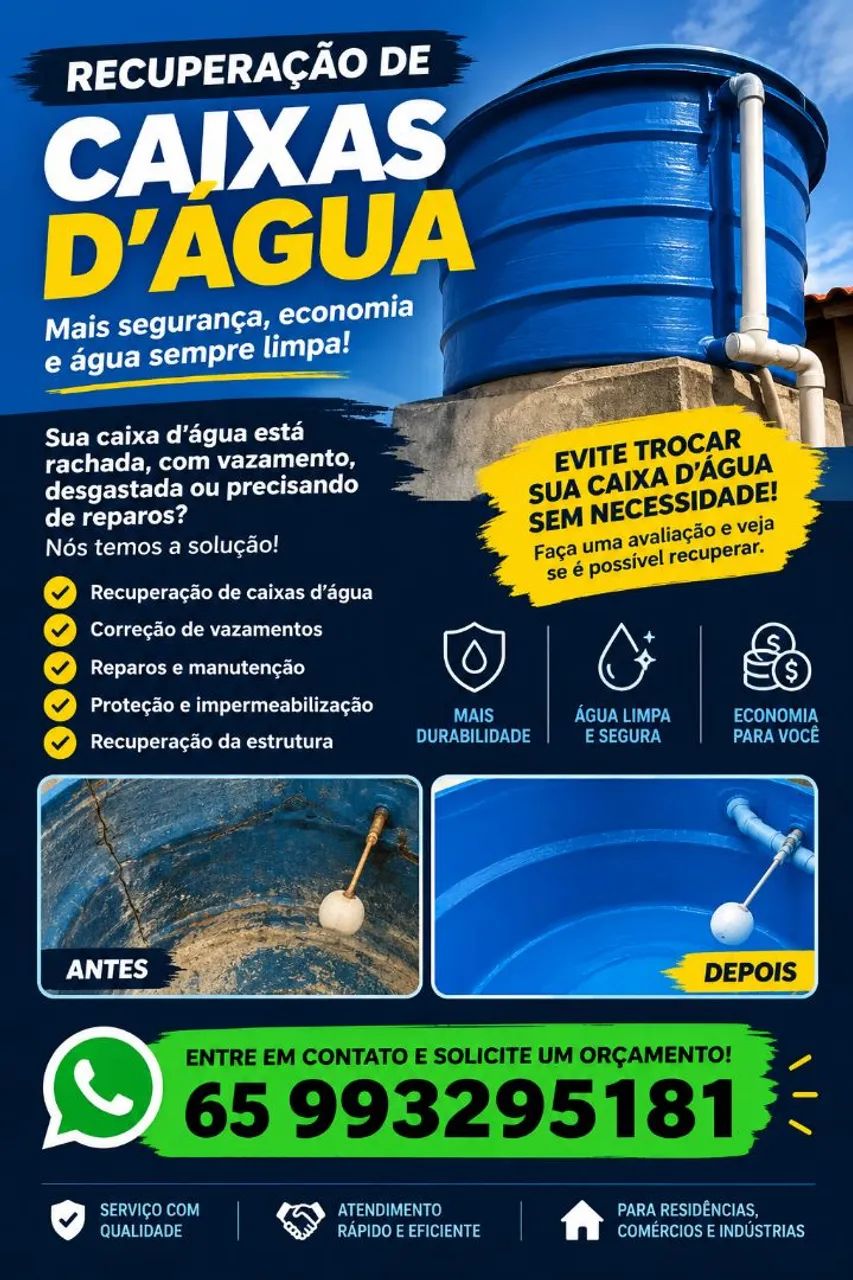Recuperação de caixas de agua furadas e reservatórios  - Foto 2