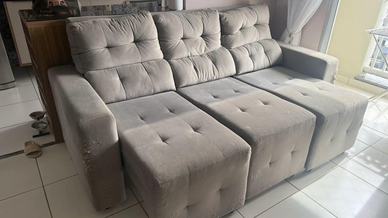 VENDO SOFÁ 3 lugares retrátil  - Foto 2