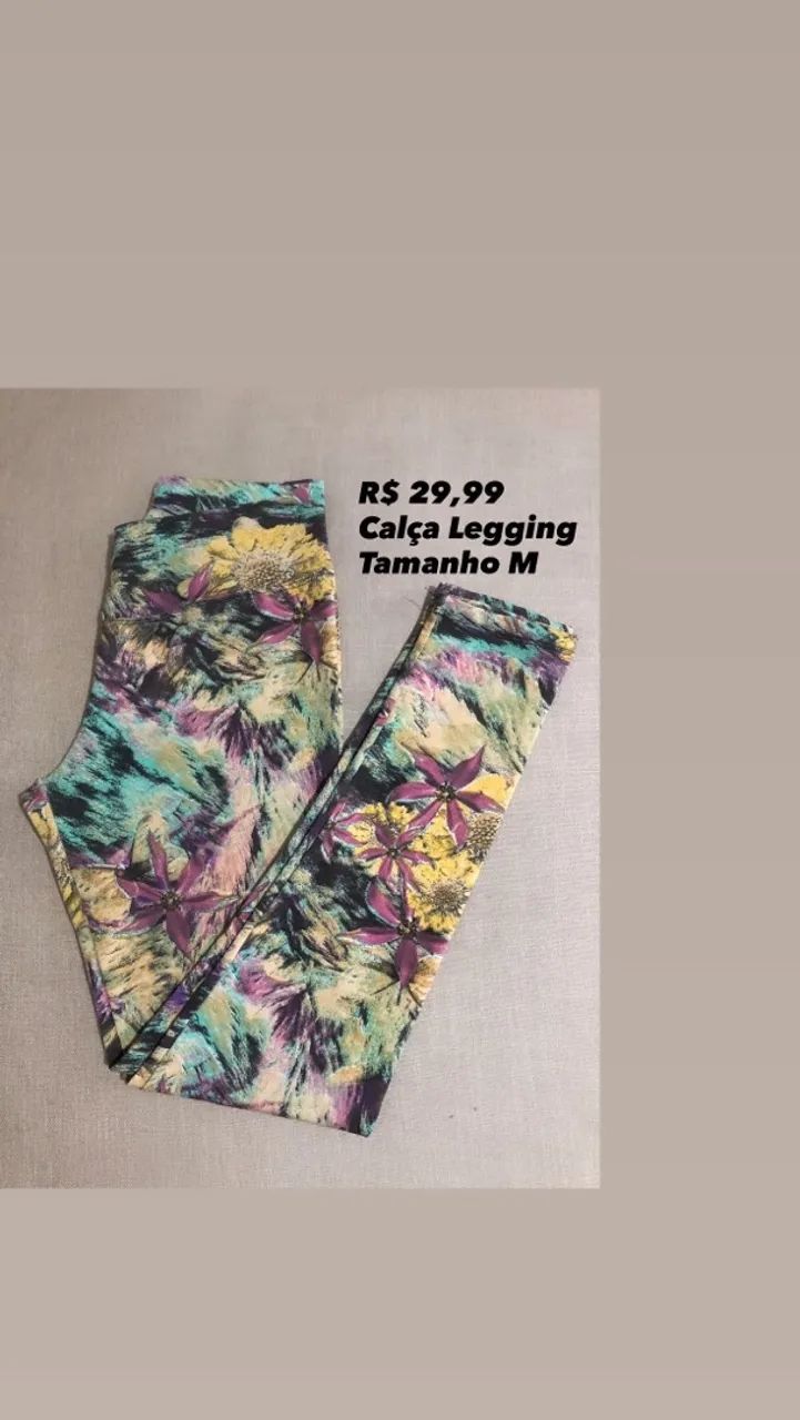 Calça Legging tamanho M - Foto 2