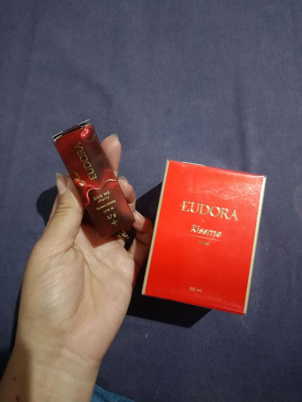 Combo Perfume e Batom Eudora