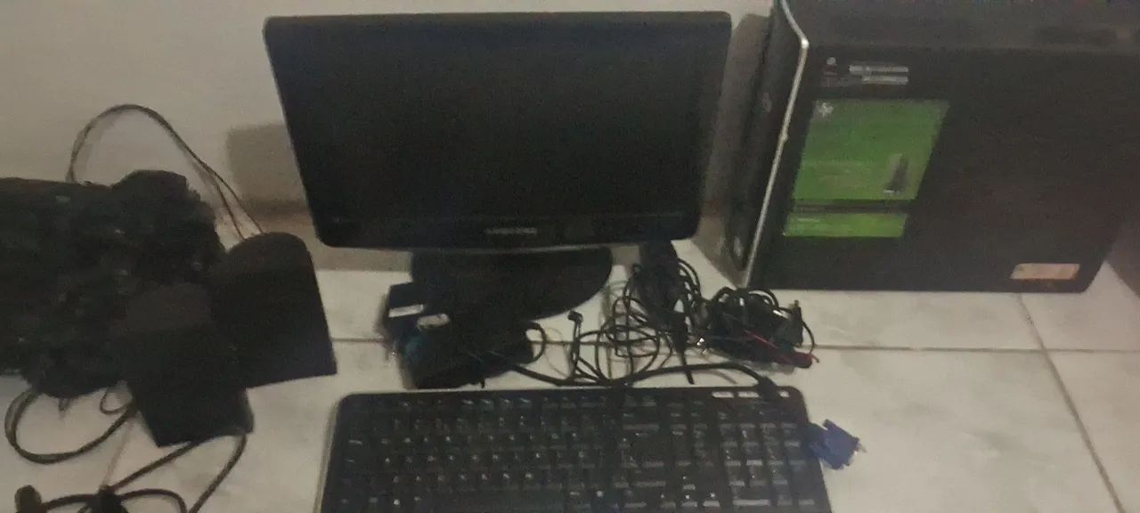 Computador completo funcionando