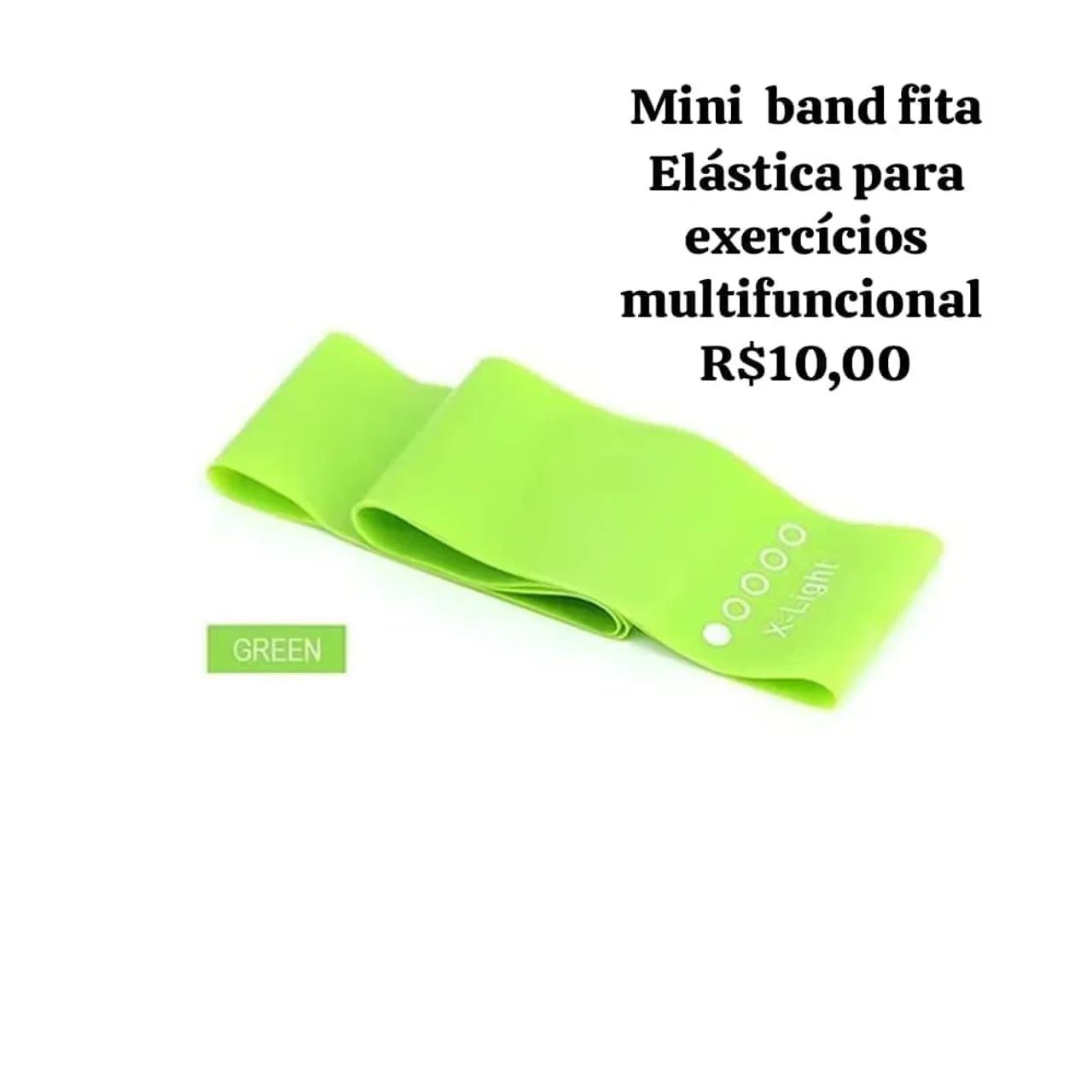 Mini band fita Elástica para exercícios multifuncional  - Foto 4