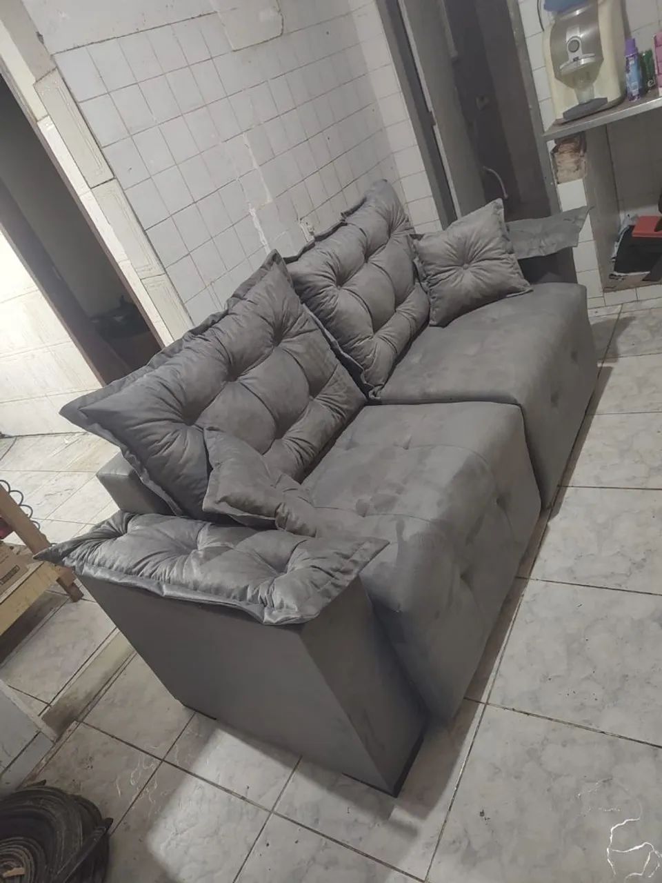 Sofá retrátil retro 2 metros 