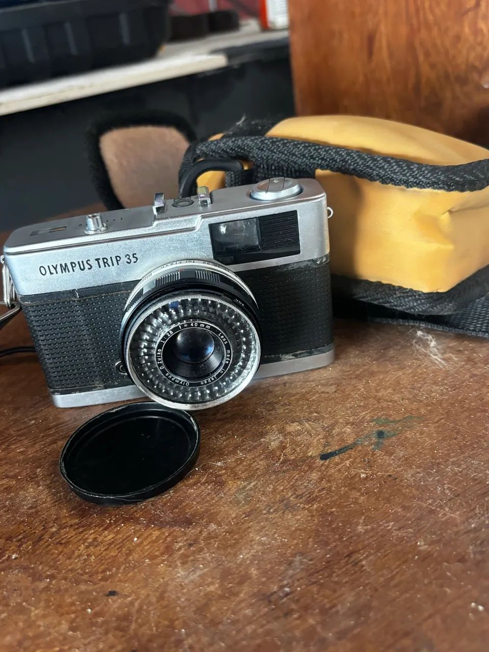 Máquina fotográfica Olympus Trip 35 usada - Câmeras e Filmadoras
