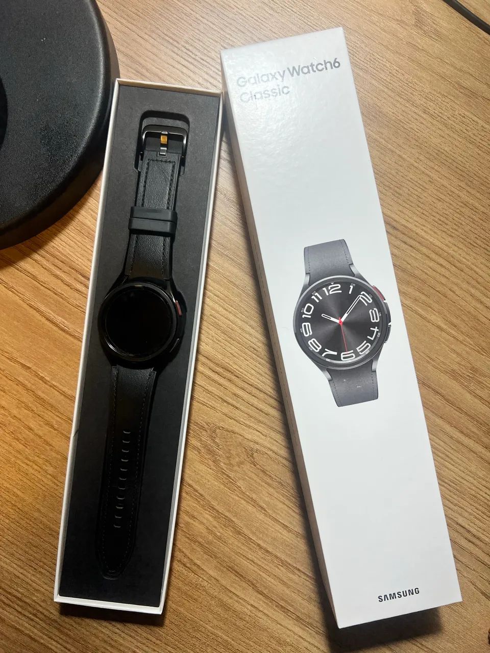 Smartwatch Galaxy Watch6 Classic Lte 47mm Grafite Samsung Desenho da pulseira Liso 