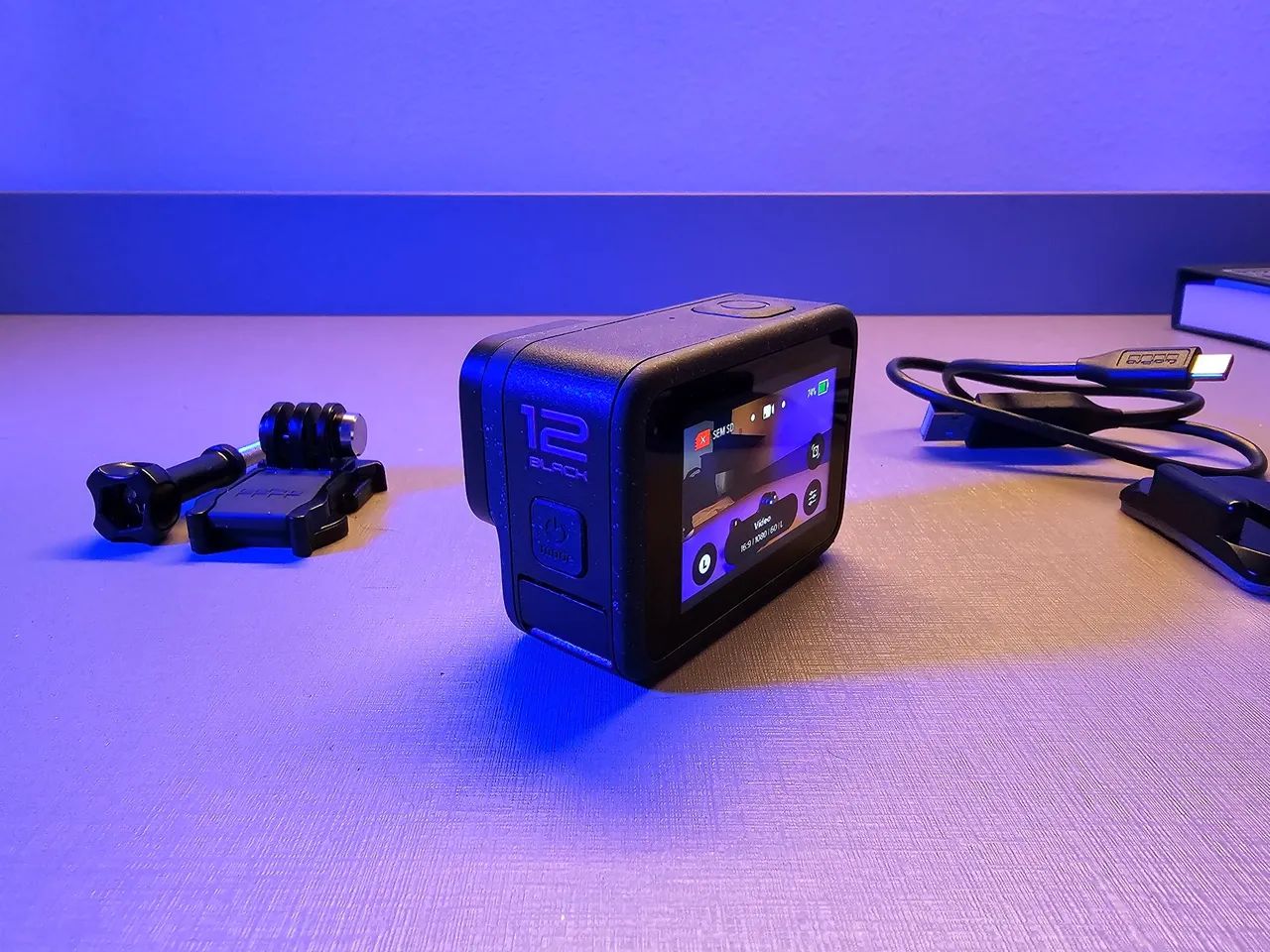 Gopro Hero 12 Black - Completa e zerada  - Foto 4