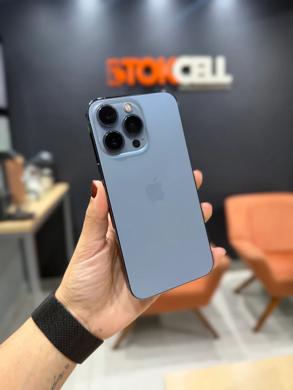 IPhone 13 Pro 128GB Azul Sierra Seminovo Garantia Completo