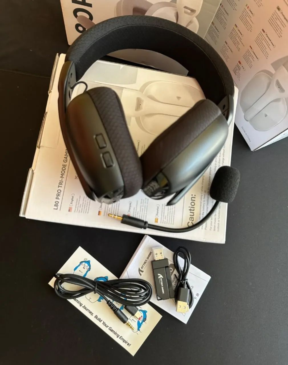 Headset L80Pro Attack shark - Foto 5