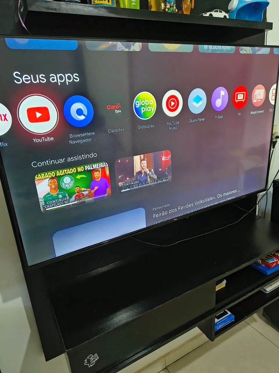 Tv smart 50 TCL Google Android bordas finíssima top - Foto 3