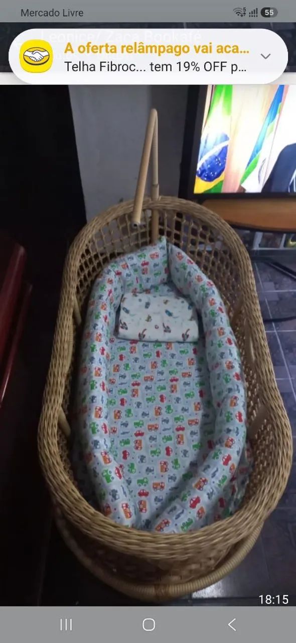 Cesto Moisés para bebê - Foto 2