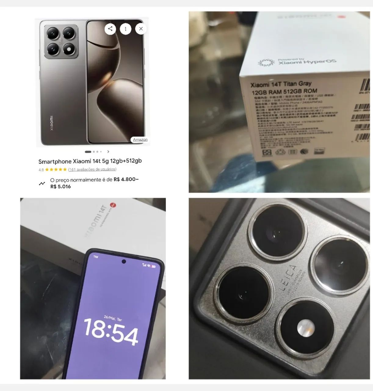 Celular xiaomi 14t 528/16GB