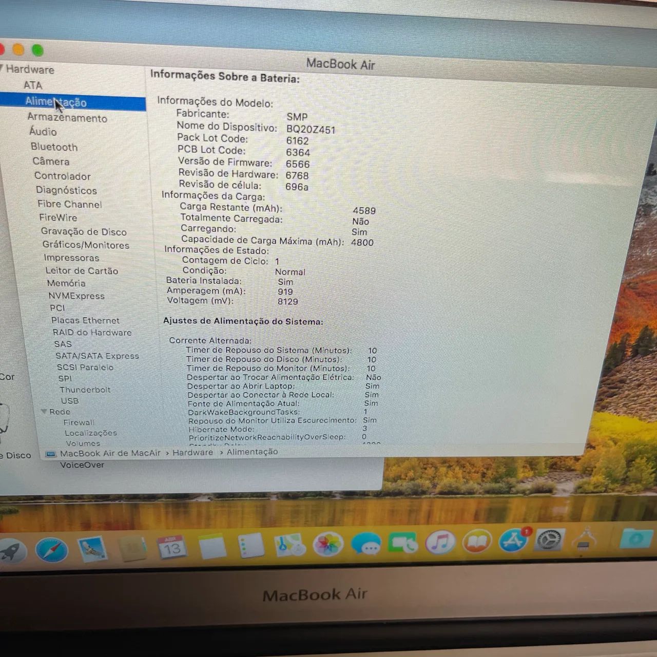 Computador MacBook air 11 a1370 em excelente estado bateria nova - Foto 2