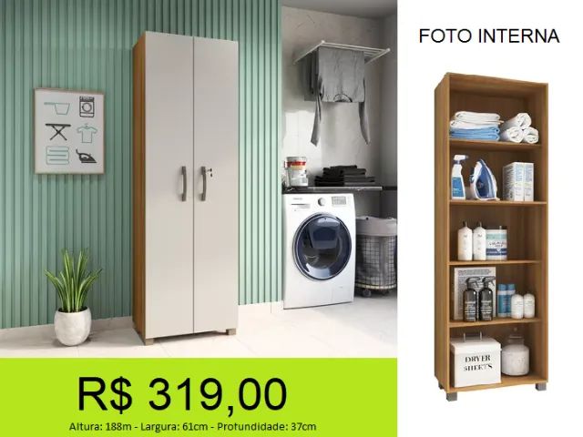 Multi uso com muitas prateleiras - Parcelamos sem juros!   - Foto 4