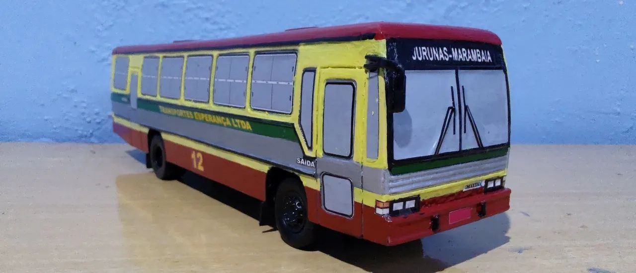 Miniatura Ônibus Caio Vitória ( Resina )... 1/43 ( 25 cm ) - Foto 2