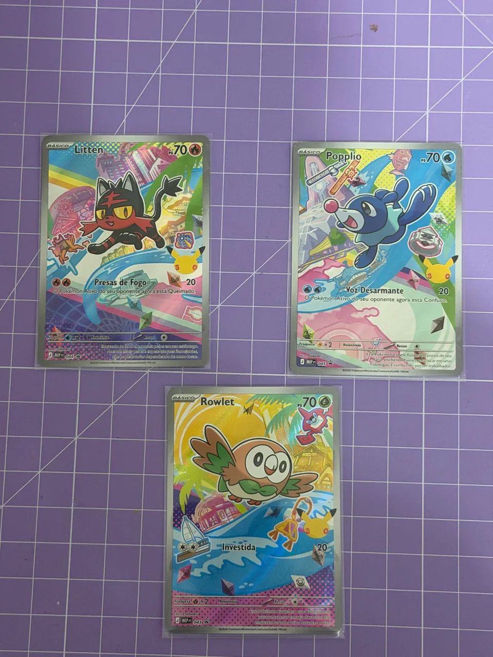 Cartas Pokémon parceiro inicial série 1 - Foto 2