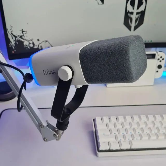 Microfone Fifine AM8 XLR USB Dinâmico Lacrado - Foto 5