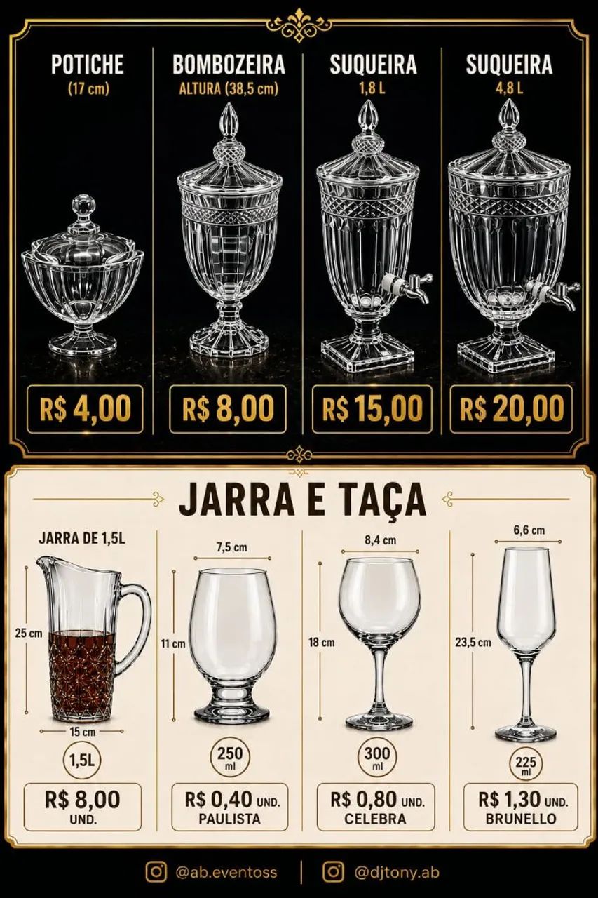 ALUGUEL DE LOUÇAS A PARTIR DE R$:0,20 A UNIDADE. - Foto 4