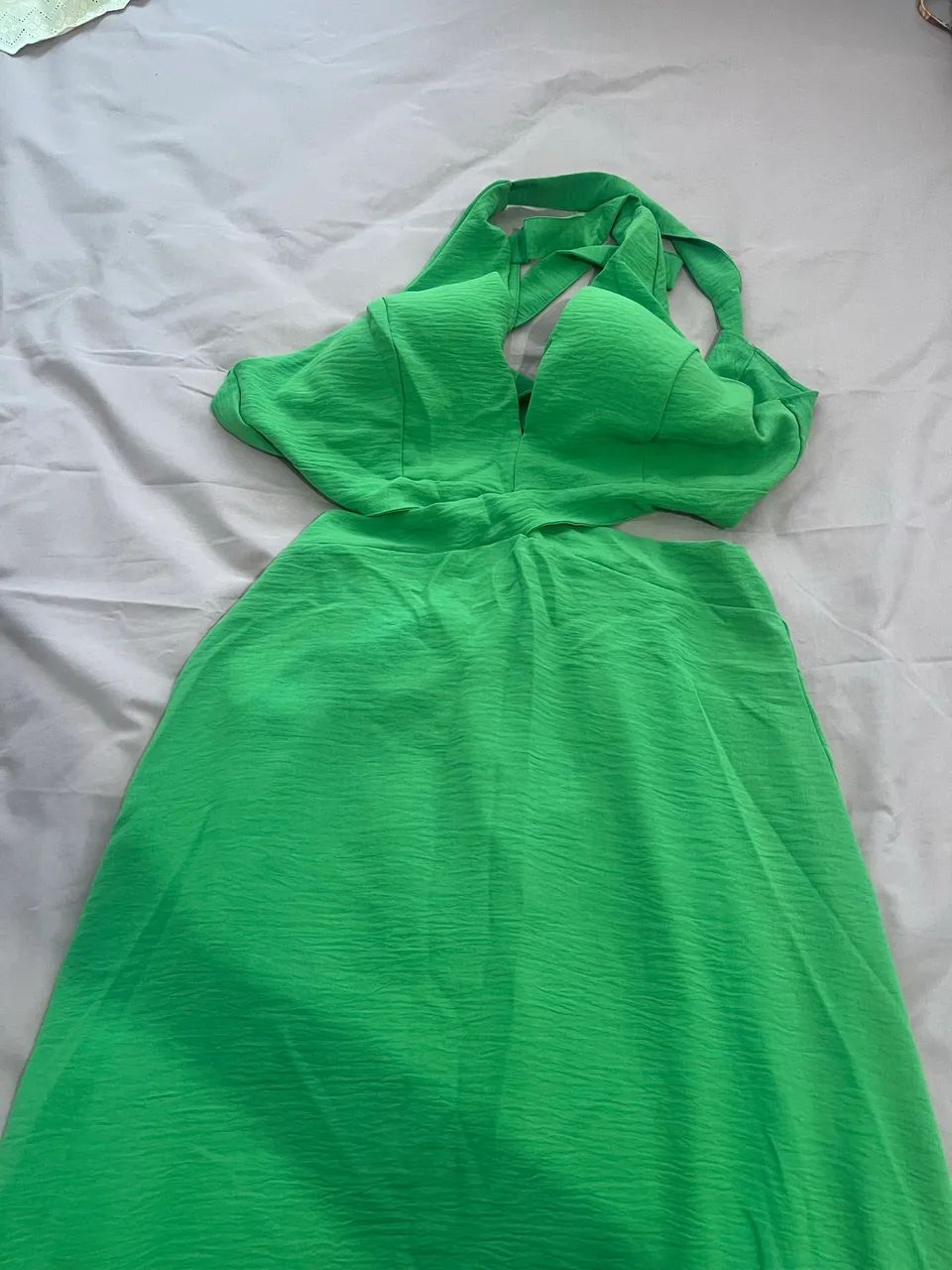 Vestido longo verde