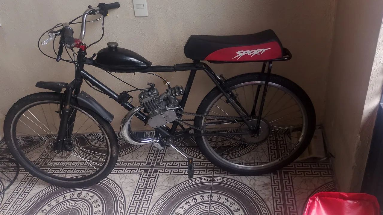 Bicicleta motorizada 80cc - Foto 2