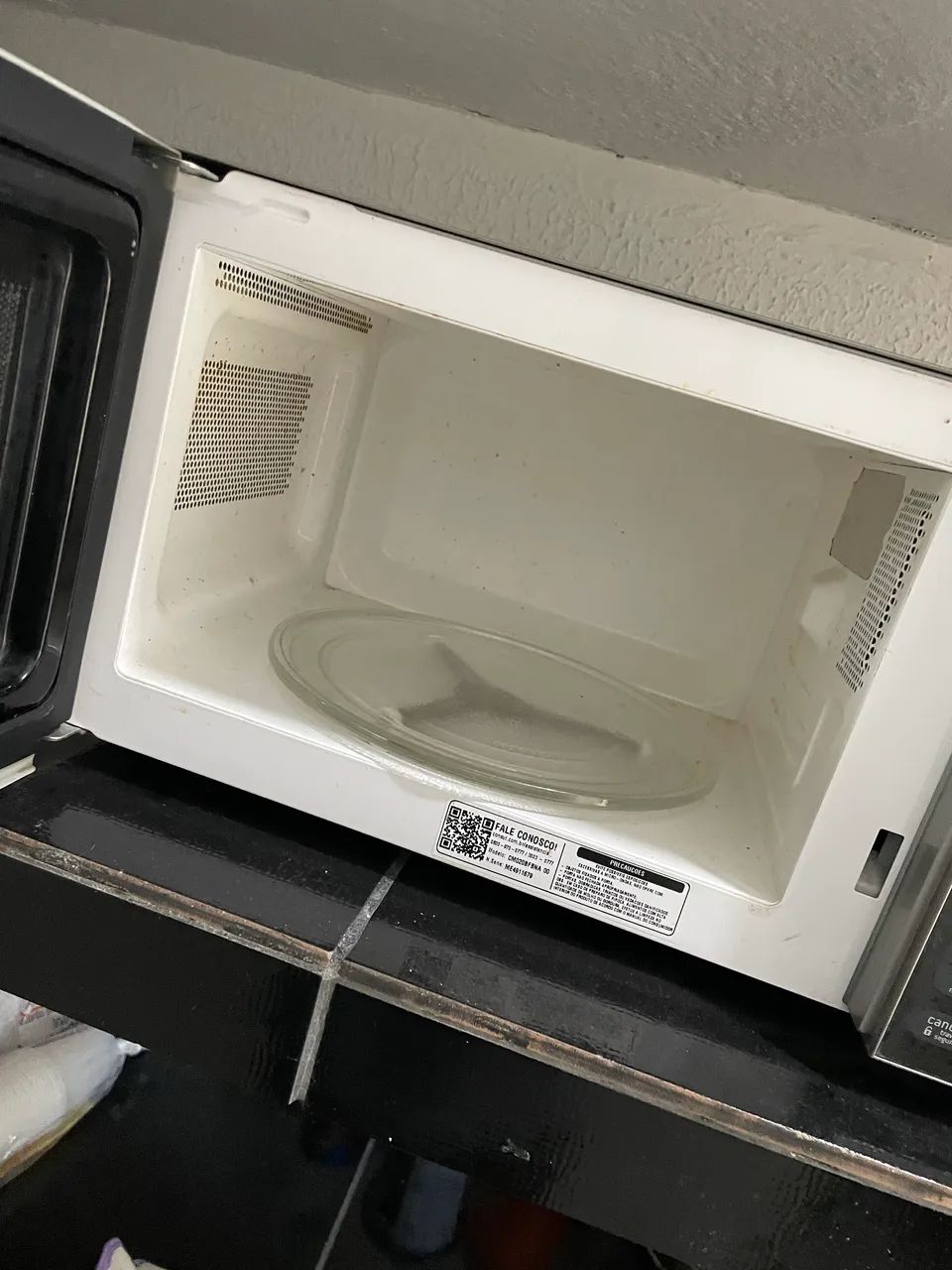 Vendo microondas sem aquecer 