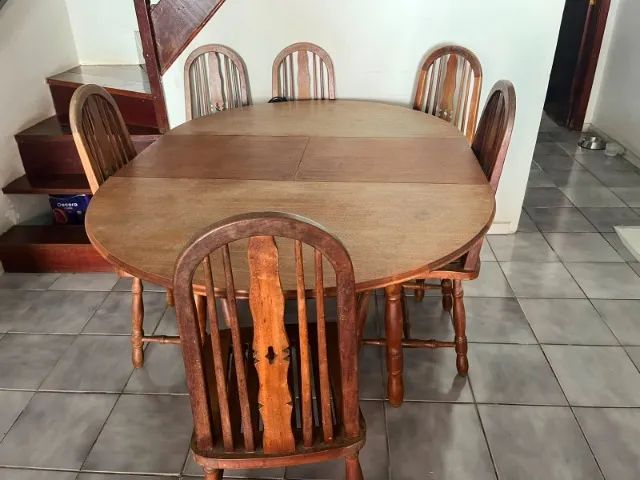 Mesa elastica de madeira maciça - Foto 2