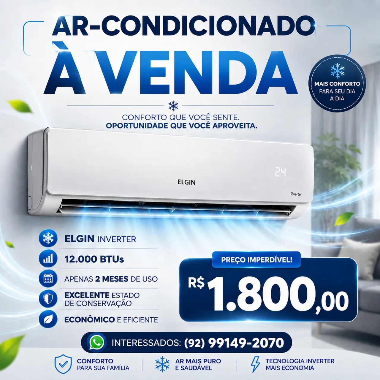 Split 12000 Btus