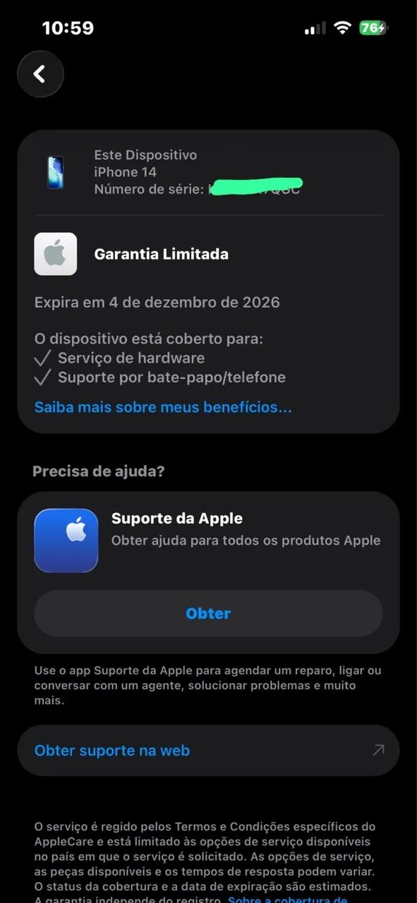 iPhone 14 128gb - Branco - Foto 4