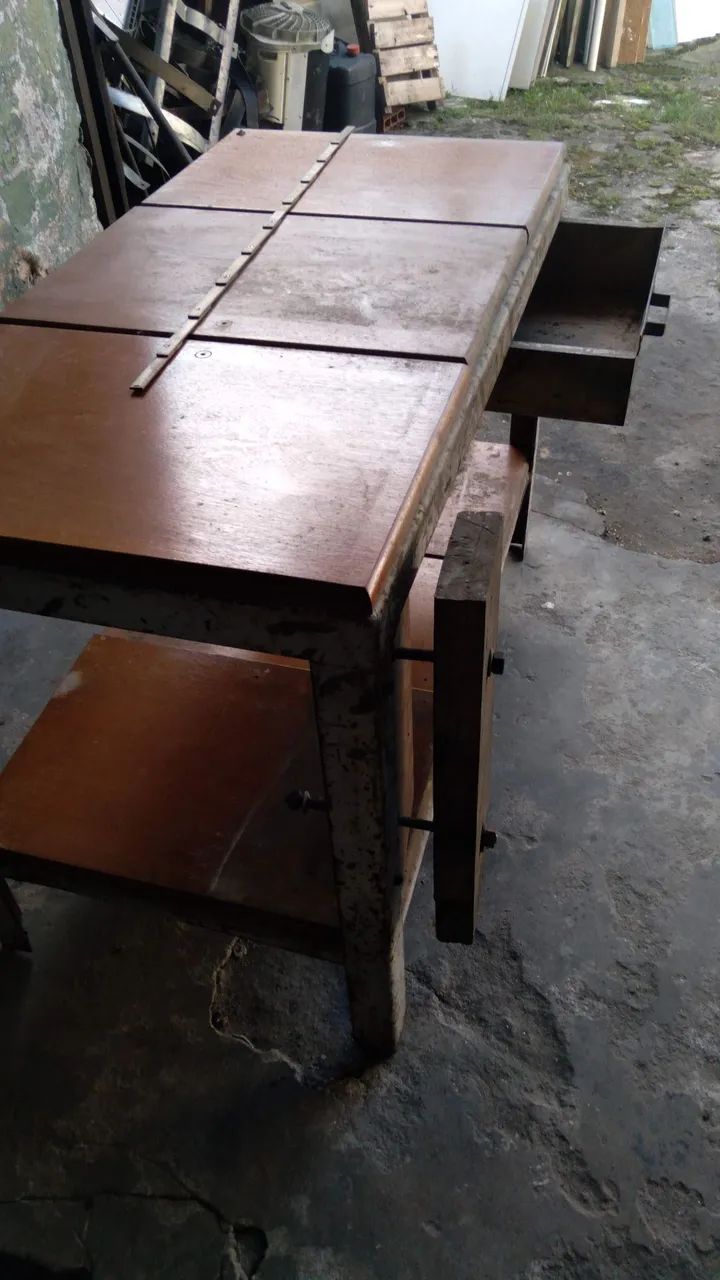 Bancada de trabalho ferro 120 × 65 ×80  - Foto 4