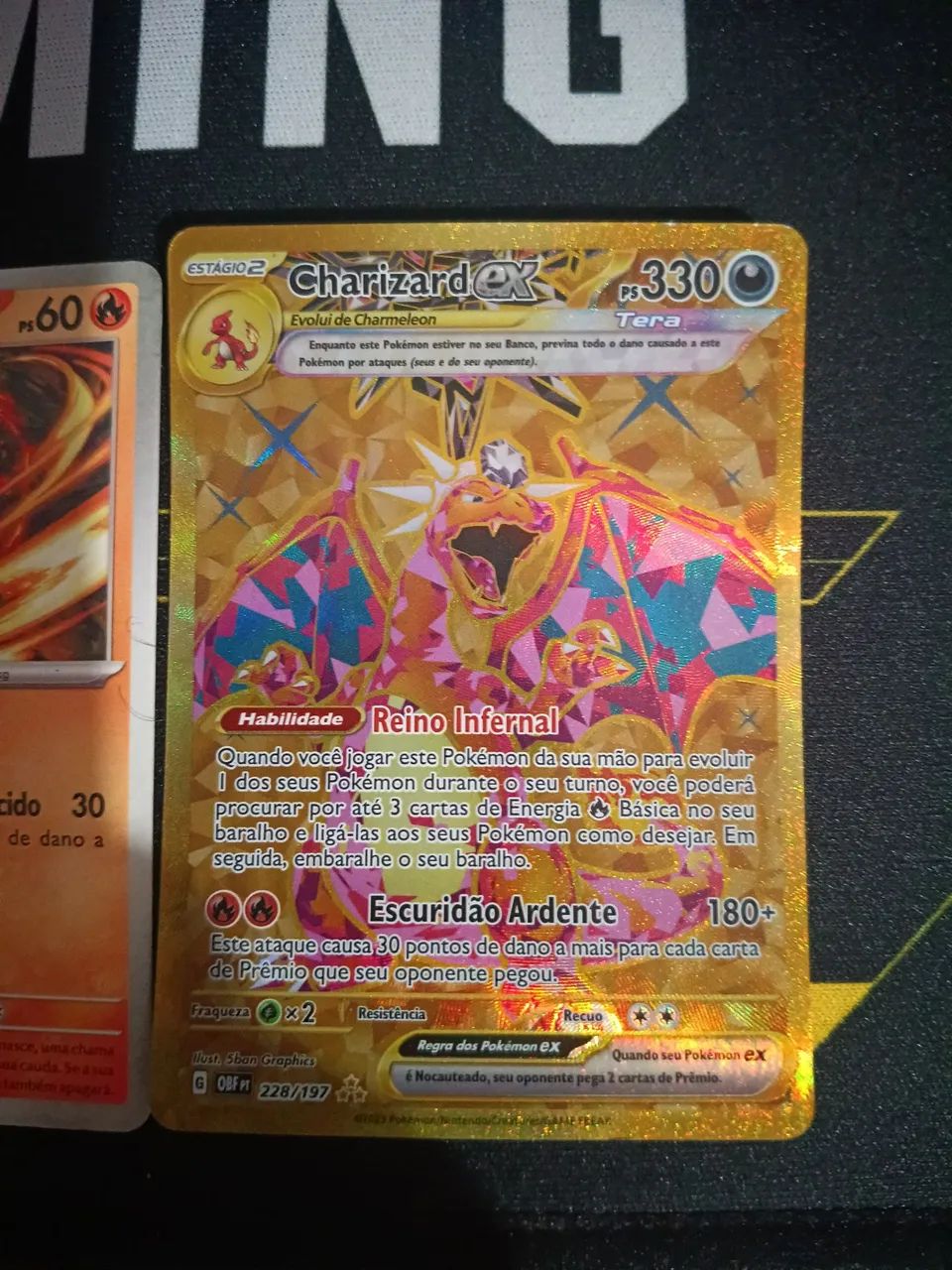 Cartas pokémon tcg Charizard ex , charmander  - Foto 2