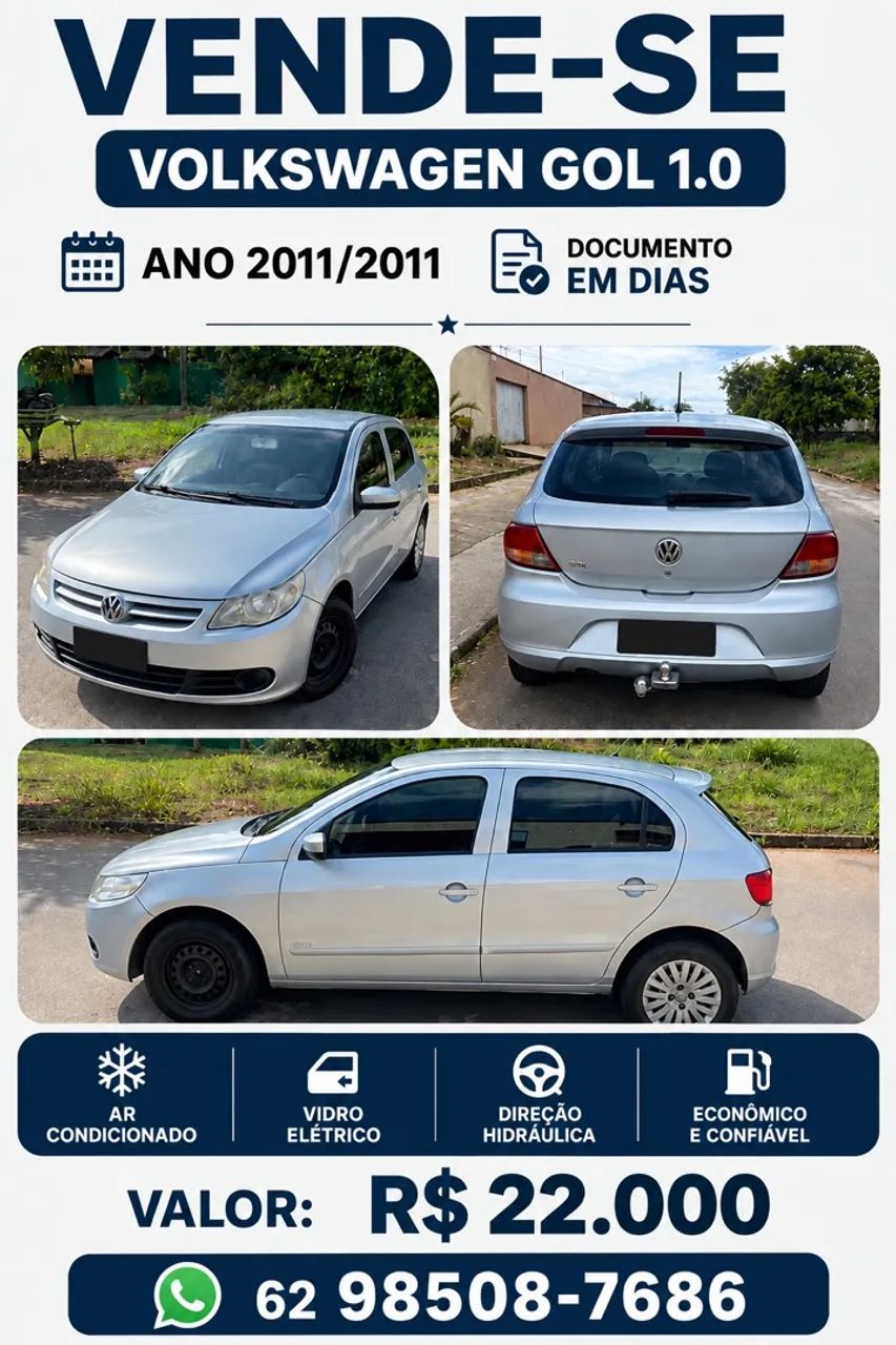 Volkswagen Gol GOL CITY (TREND)/TITAN 1.0 T. FLEX 8V 4P 2011
