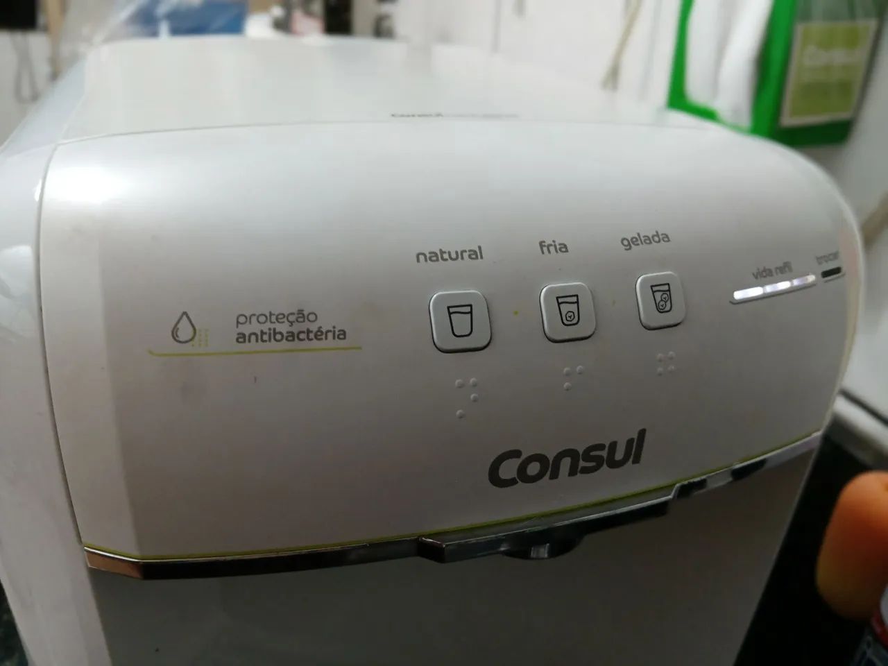 R$ 699,99 - FILTRO FILTRA BACTÉRIAS CONSUL COM COMPRESSOR DE GELADEIRA  FRIO & GELADEIRA 