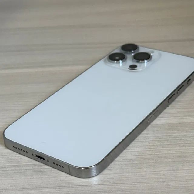 Iphone 14 PRO MAX 256gb Silver Perfeito Original Caixa Completa