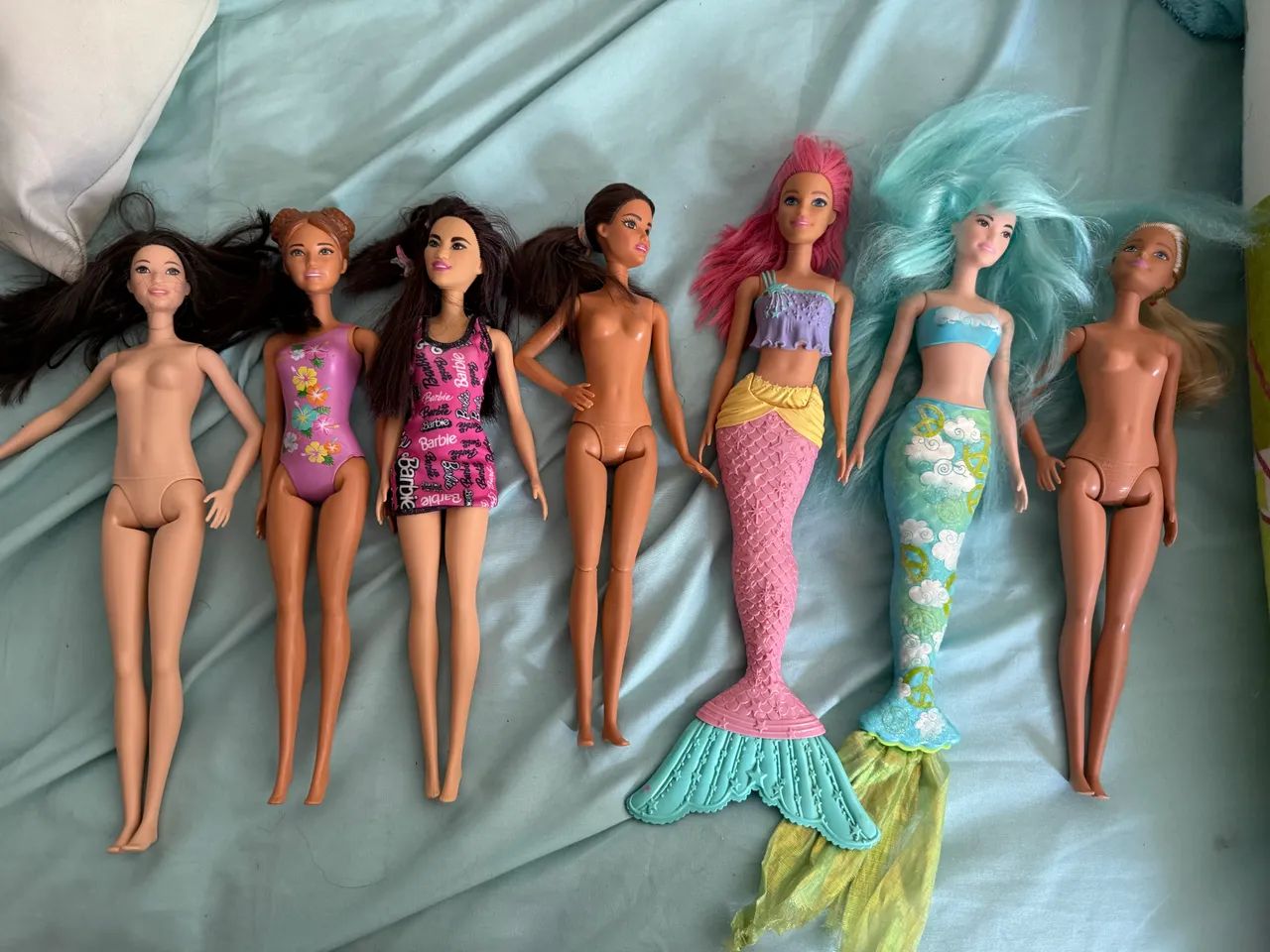 7 bonecas da Barbie 