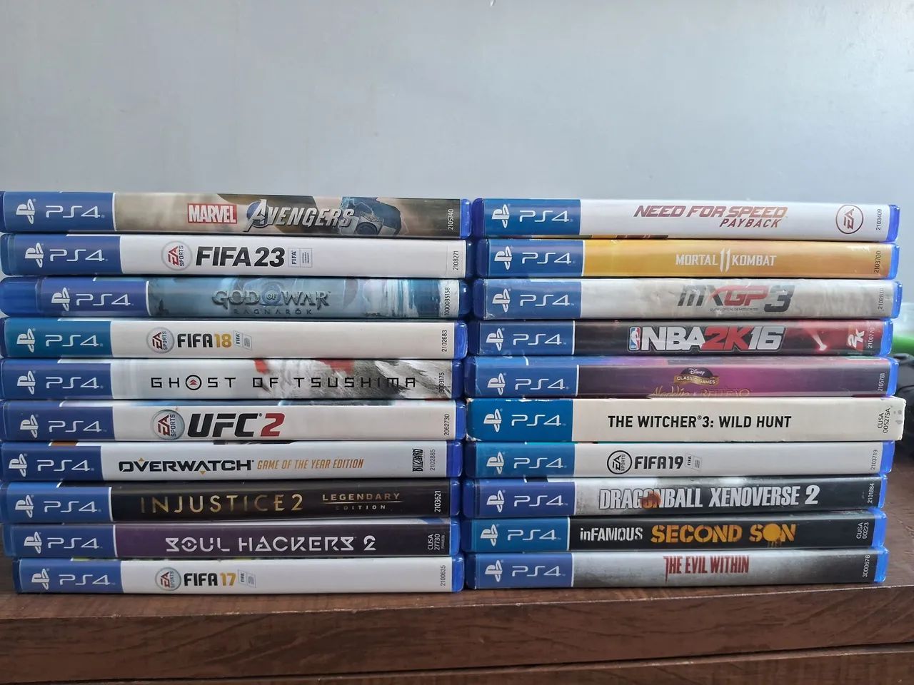 Lote de jogos de ps4 
