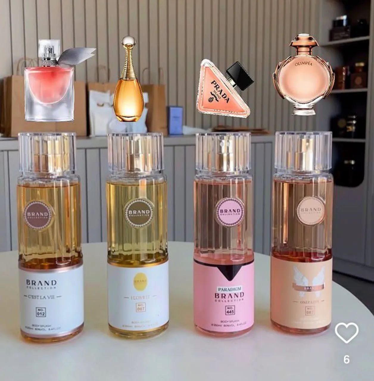 Perfume Body Splash Brand Collection Frangancias 250ml 