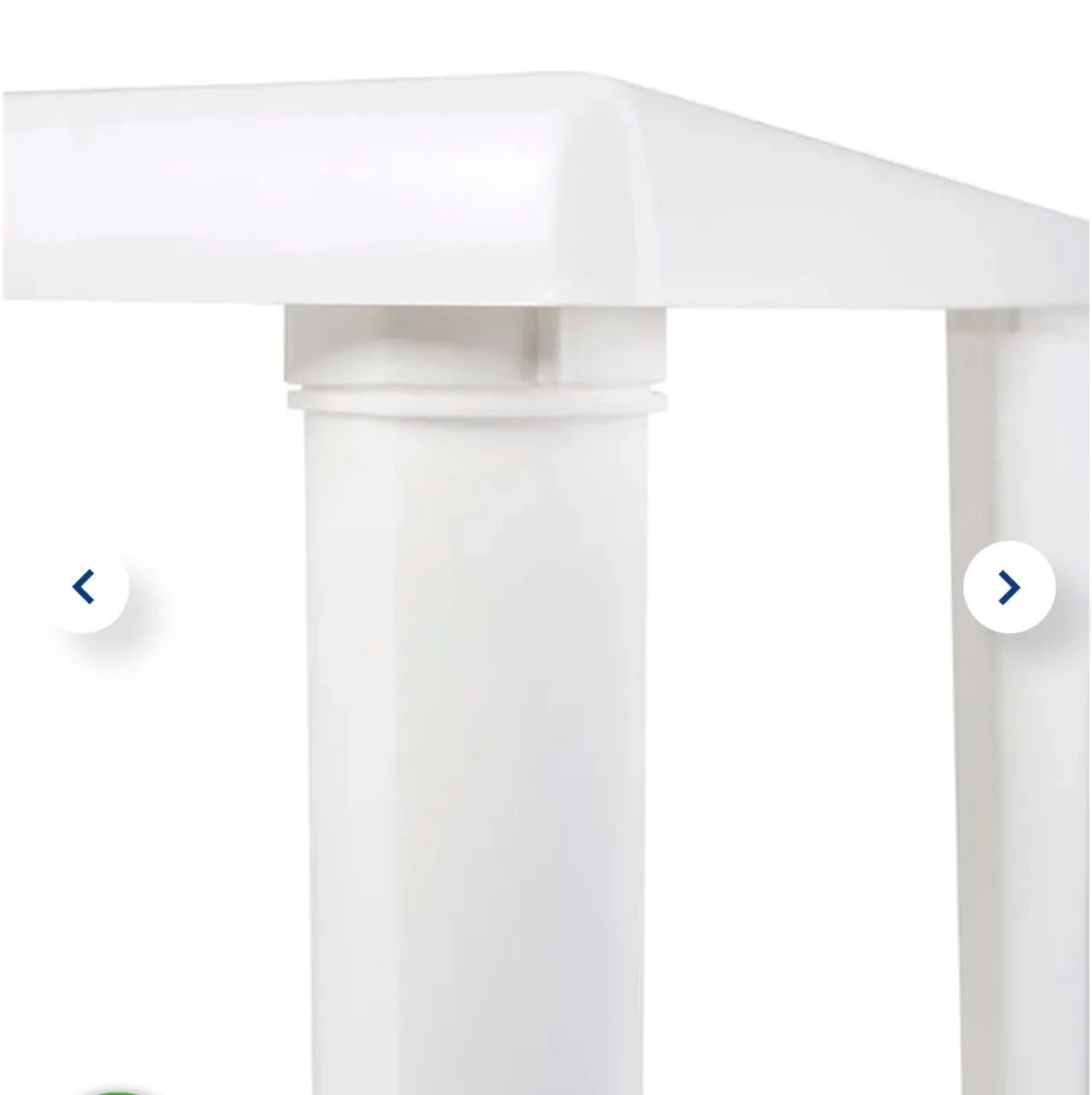 Mesa Plástica Quadrada 84cm Desmontável  - Foto 2