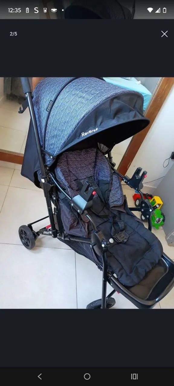 Carrinho e bebe conforto  - Foto 4