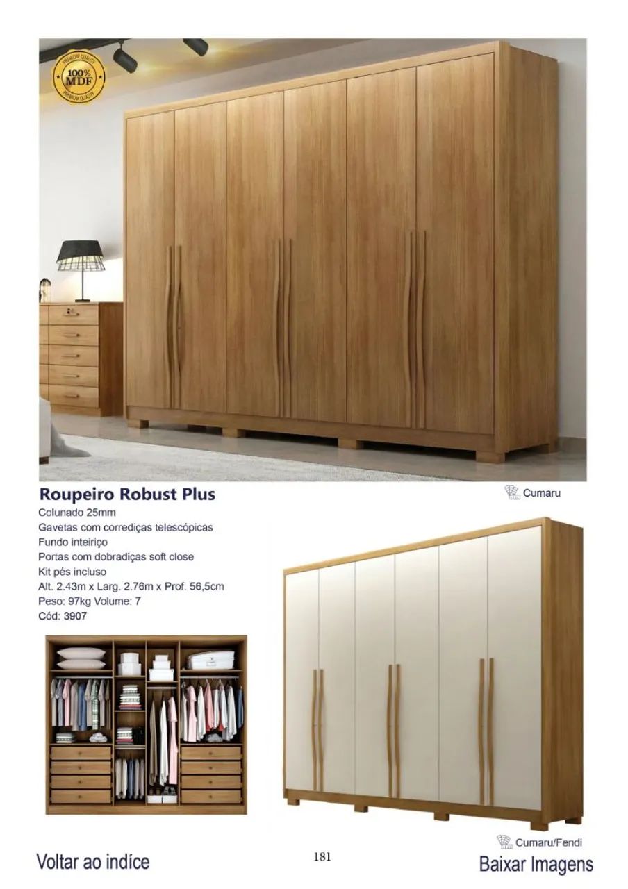 Guarda roupa New Robust  - Foto 4