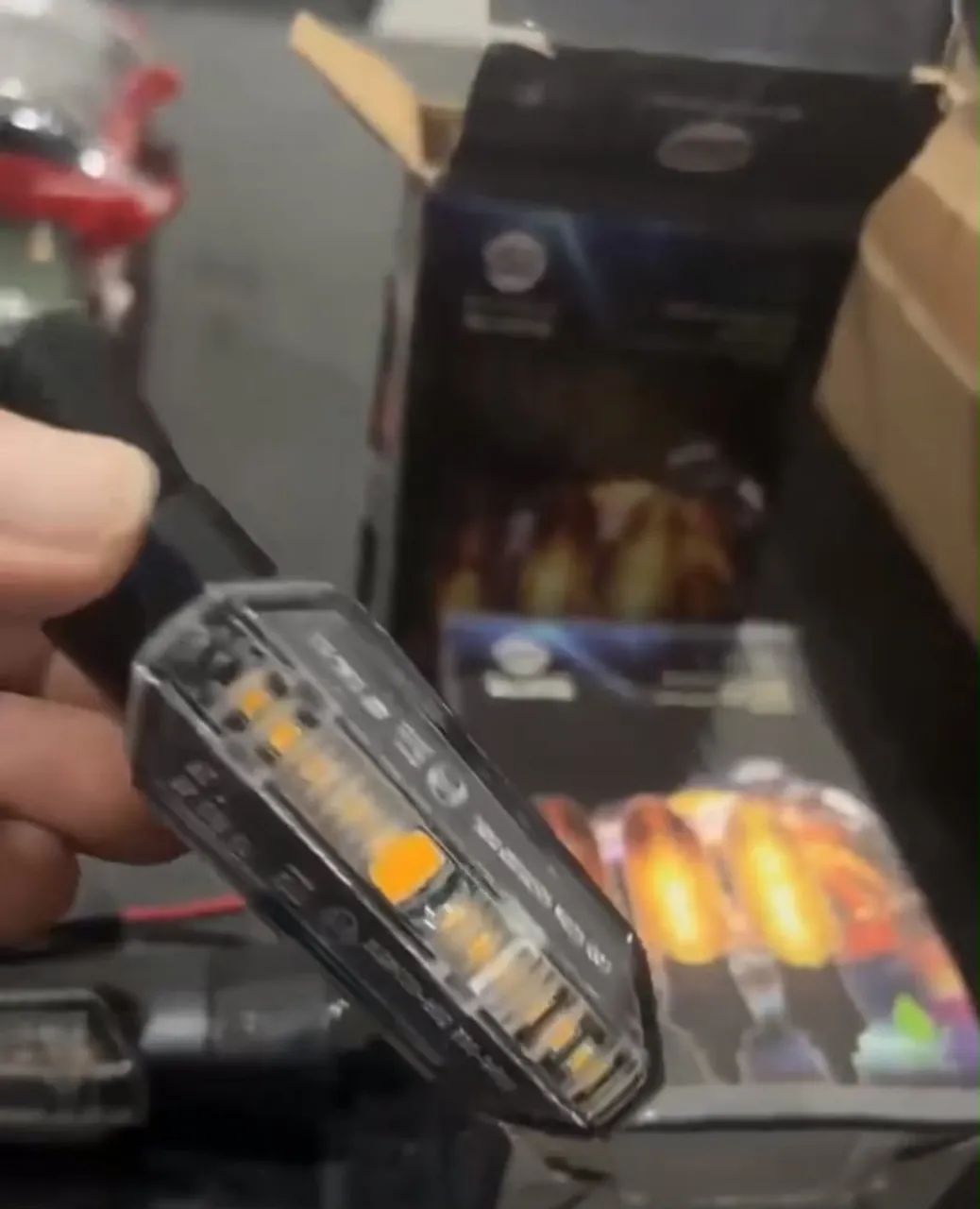  PISCA SETA LED SEQUENCIAL PARA MOTO ? - Foto 2