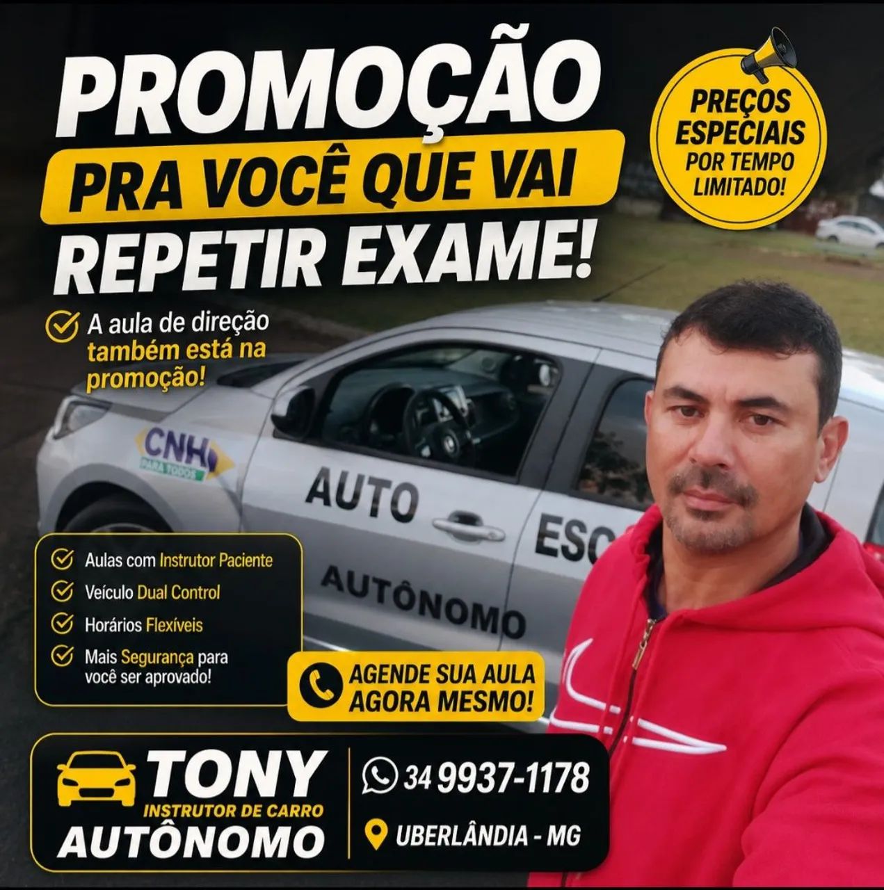 Aulas de carro instrutor autonomo agora  - Foto 3