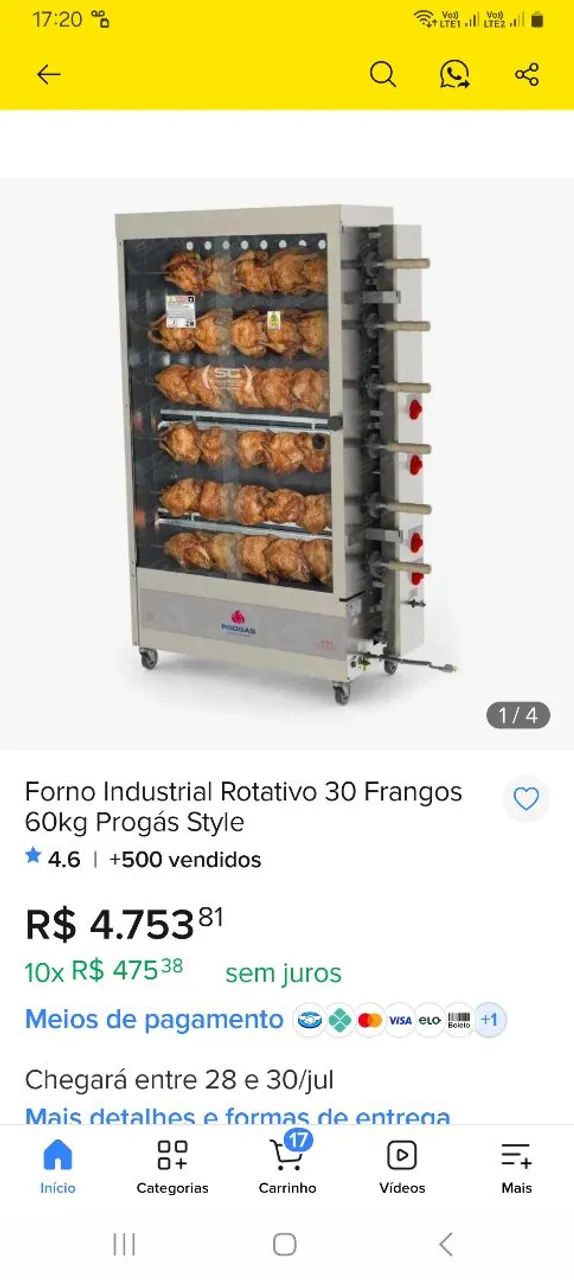 Máquina de assar 30 frango  - Foto 2