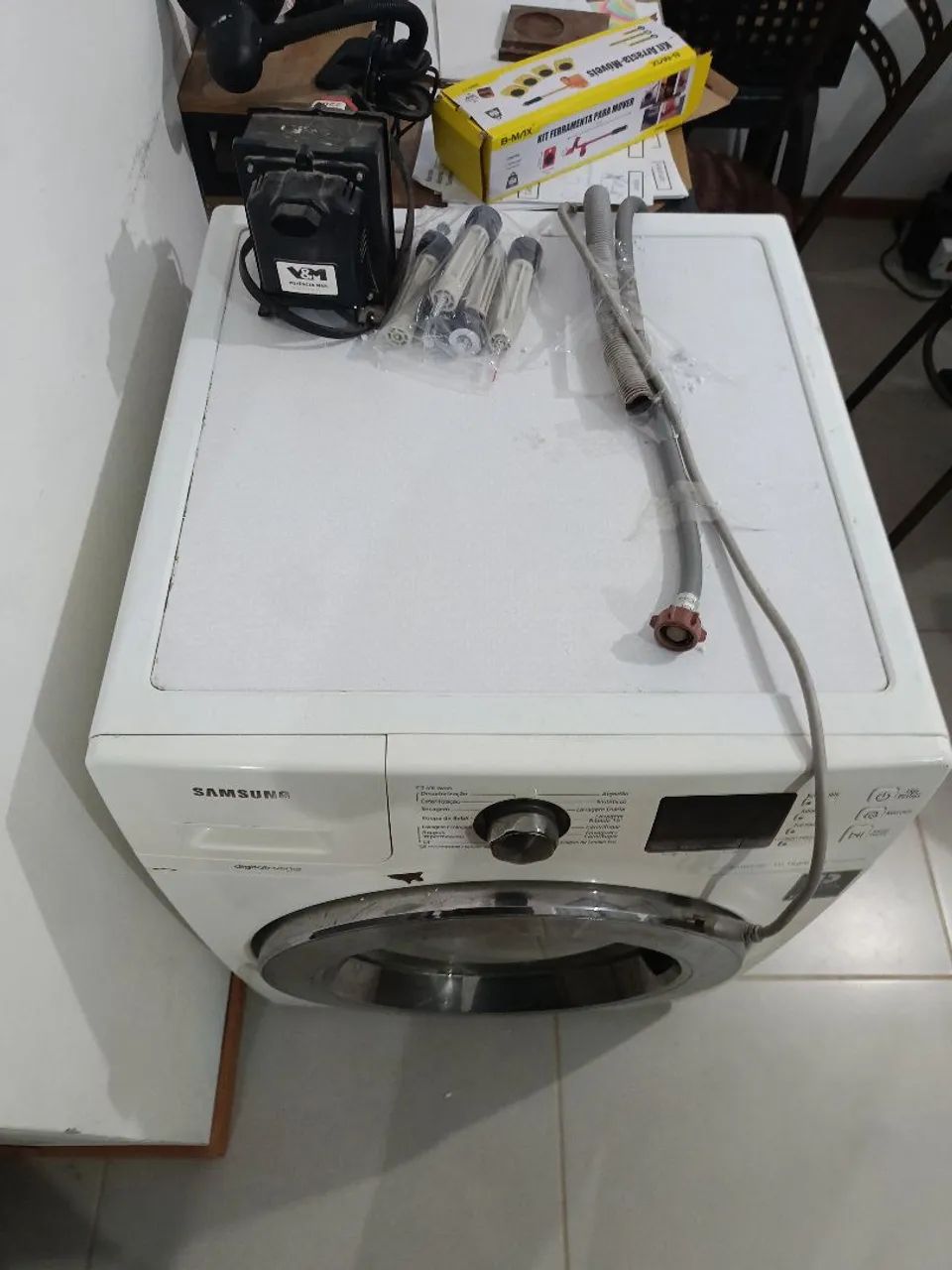 Máquina de Lava e Seca 110 v com transformador. - Foto 2