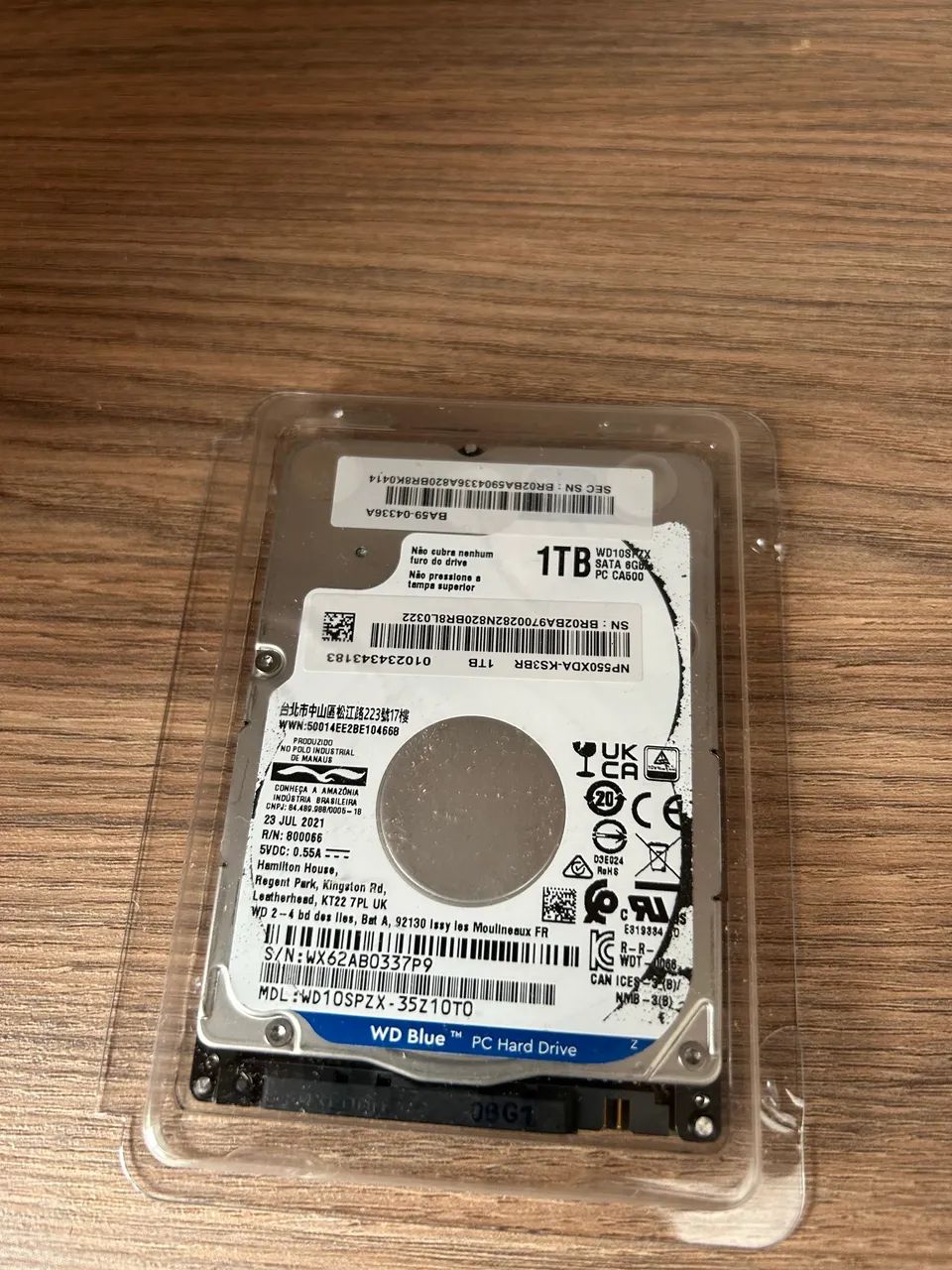 Hd sata 1TB notebook western digital blue com adaptador externo - Foto 3