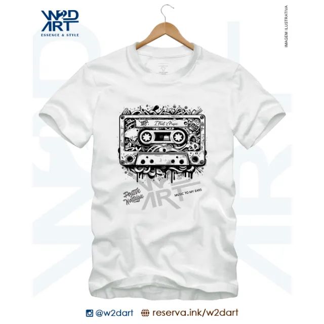 Camiseta de alta qualidade | Série FITAS - Foto 5