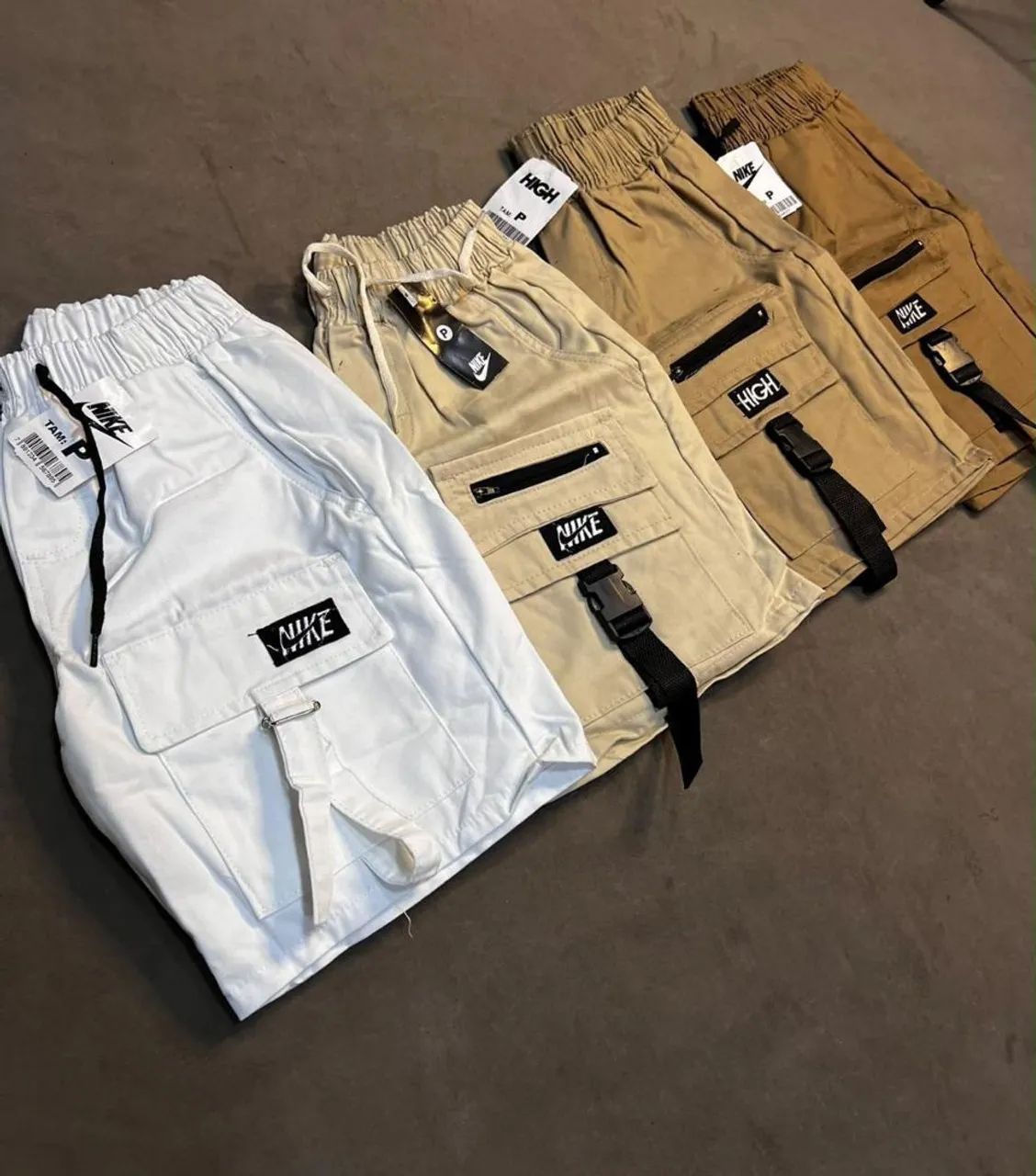 Bermudas de sarja modelos cargo da high - Foto 4