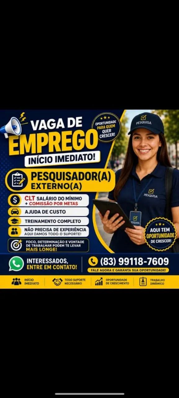 ? VAGAS DE EMPREGO ? OPORTUNIDADE - Foto 3